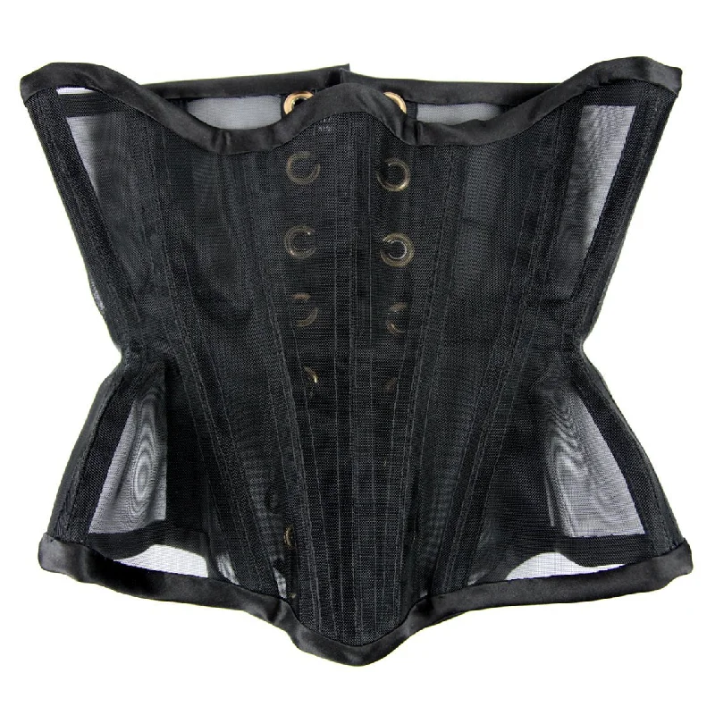 Nylon Mesh Waspie Cincher Corset