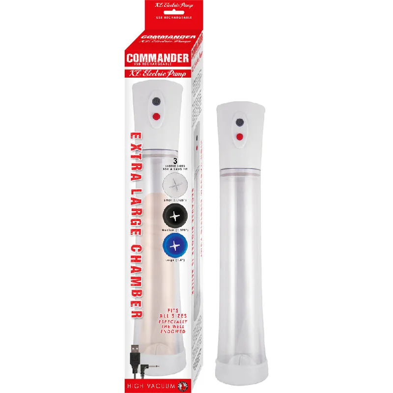 Commander Extra Large Electric Pump White