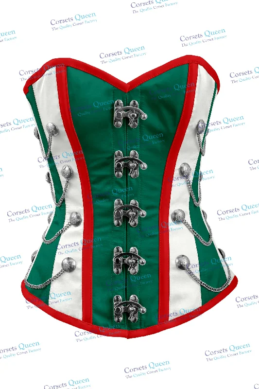 Macray Steel Boned Overbust Christmas Special Corset