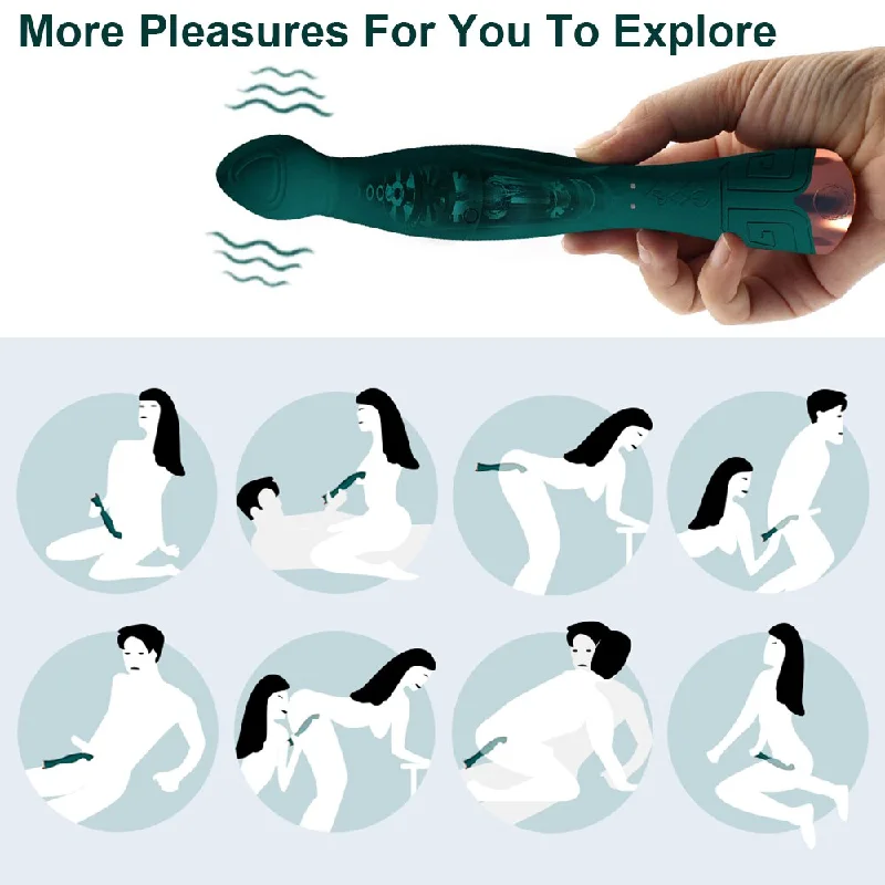 10 Vibration 3 Pummeling G-spot Clitoris Vagina Vibrator