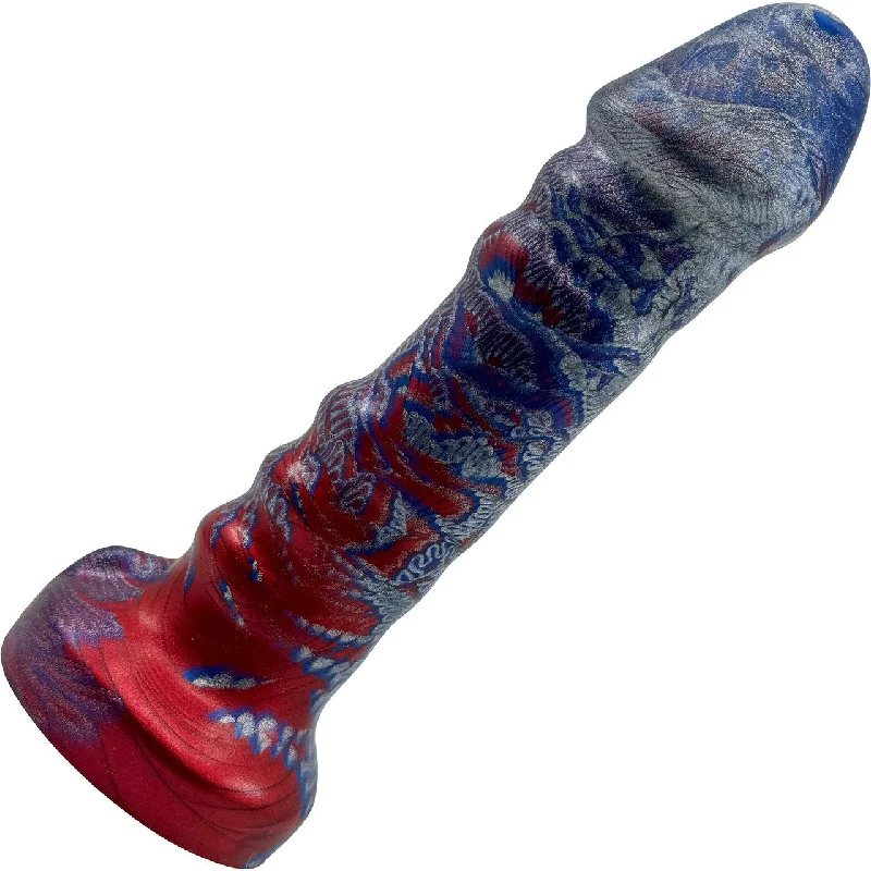 A-Spot Avenger 8.5" Silicone Fantasy Dildo By Uberrime - The Patriot