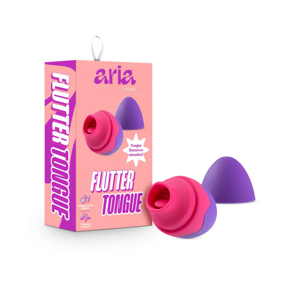 Aria Flutter Tongue Rechargeable Silicone Flicking Vibrator