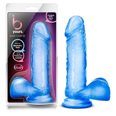 Blush B Yours Blue Sweet n Hard 2 Dildo