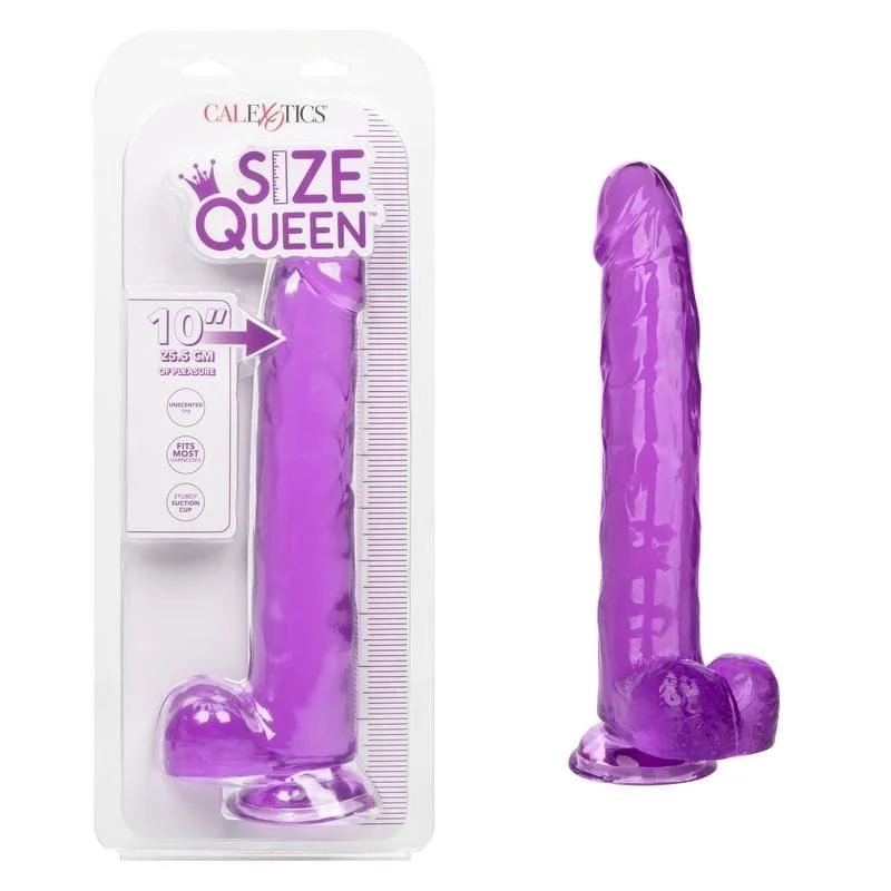 Calexotics Size Queen 10" Purple Dildo