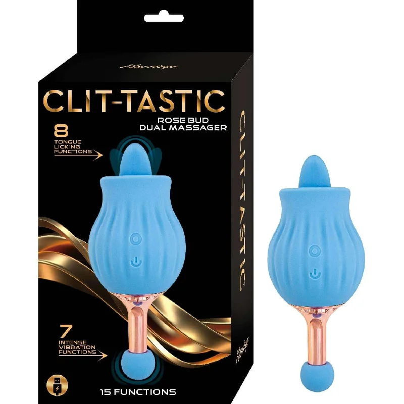 Nasstoys Clit Tastic Rose Bud Dual Massager: A Floral Masterpiece for Sensual Bliss