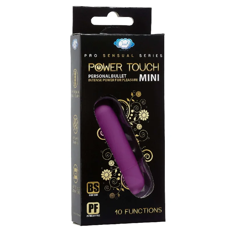 Cloud 9 Power Touch III Plum Mini Rechargeable Bullet Vibrator