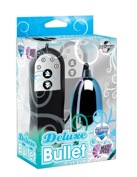 Experience Thrilling Pleasure: Deluxe Bullet Multi-Speed Vibrator Turquoise