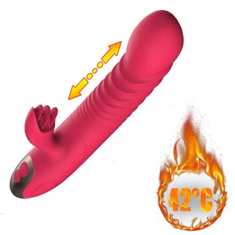 Dildo Heating G Spot Dual Vibrator