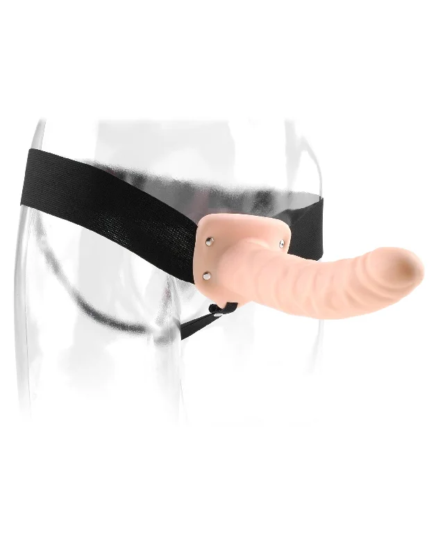 Fetish Fantasy 8 in. Hollow Strap On Flesh