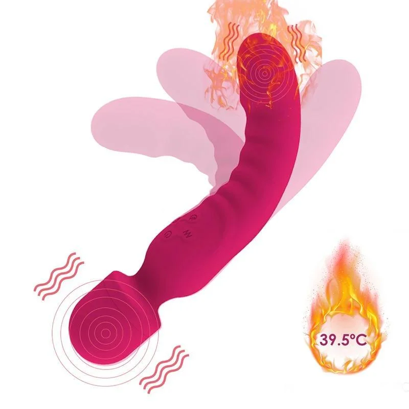 Heating Av Wand Waterproof Vibrator