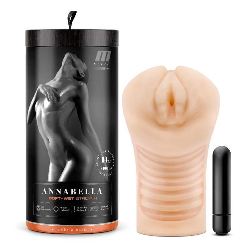 Indulge Your Fantasies W/ M Elite Soft & Wet Annabella Beige