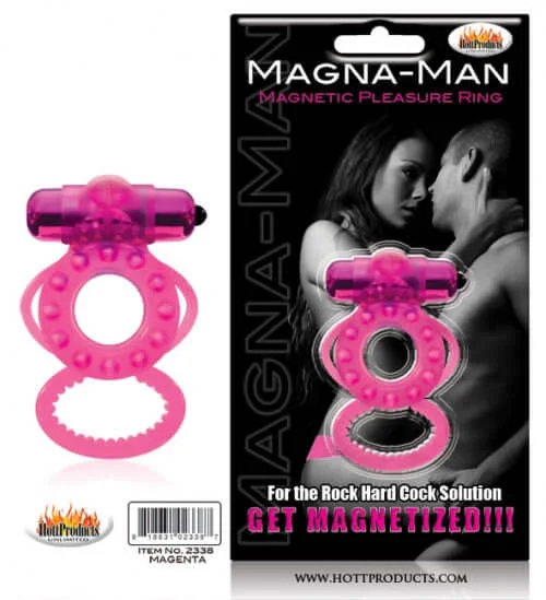 Magna Man Magnetic Ring Magenta by Hott Products - Ultimate Stimulation