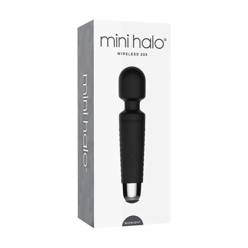 Shibari Mini Halo Midnight Black Wand Massager