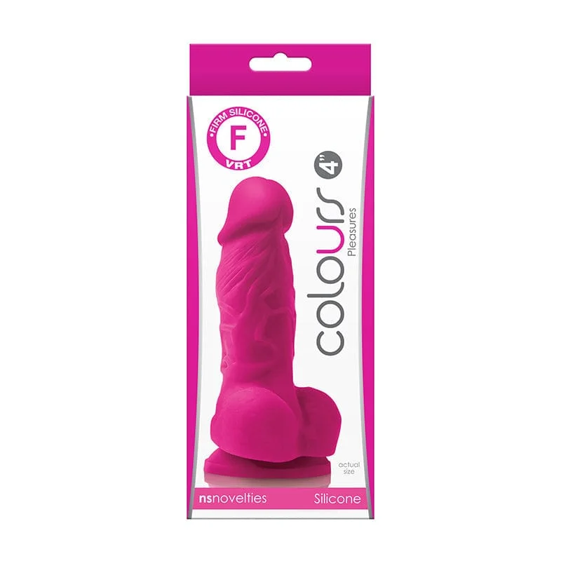 NS Novelties Colors Pleasures 4” Dildo Pink