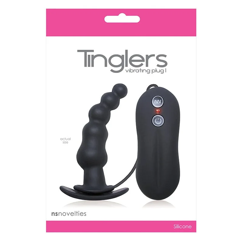 NS Novelties Tinglers Vibrating Plug 1 Black