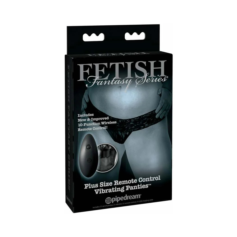 Pipedream Fetish Fantasy Series Limited Edition Plus Size Remote Control Vibrating Panties