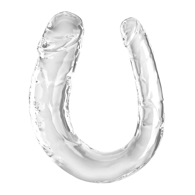 Pipedream Products Double Trouble Clear Dildo Medium