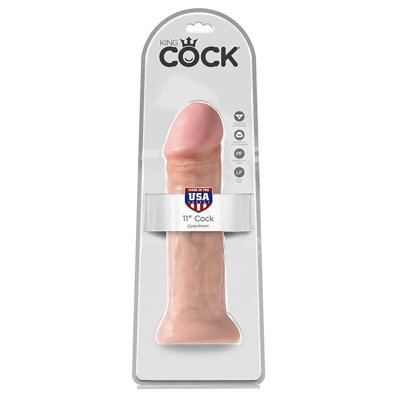 Pipedream Products King Cock 11” Cock Beige