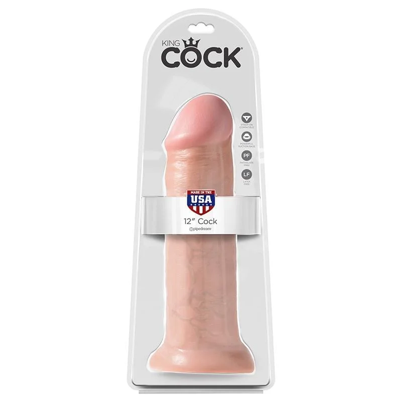 Pipedream Products King Cock 12” Cock Beige