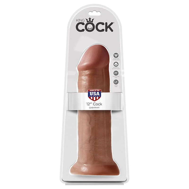 Pipedream Products King Cock 12” Cock Tan