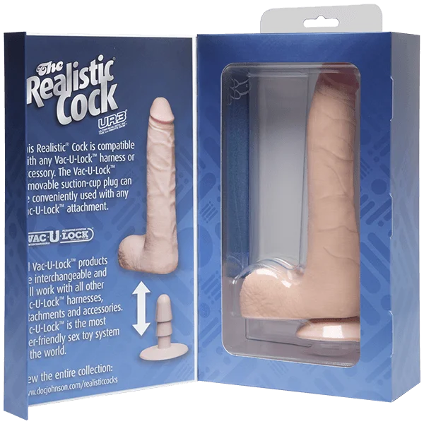 The Realistic Cock UR3 - 9 in. SLIM With Balls