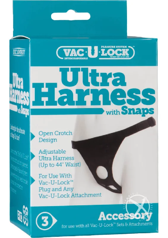 Ultra Harness 2 with Snaps - Adjustable Harness for Intimate Play