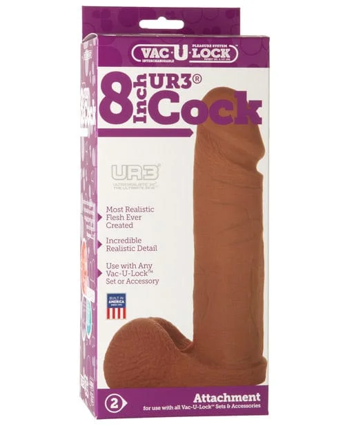 Vac-U-Lock 8" Ultraskyn Cock Attachment