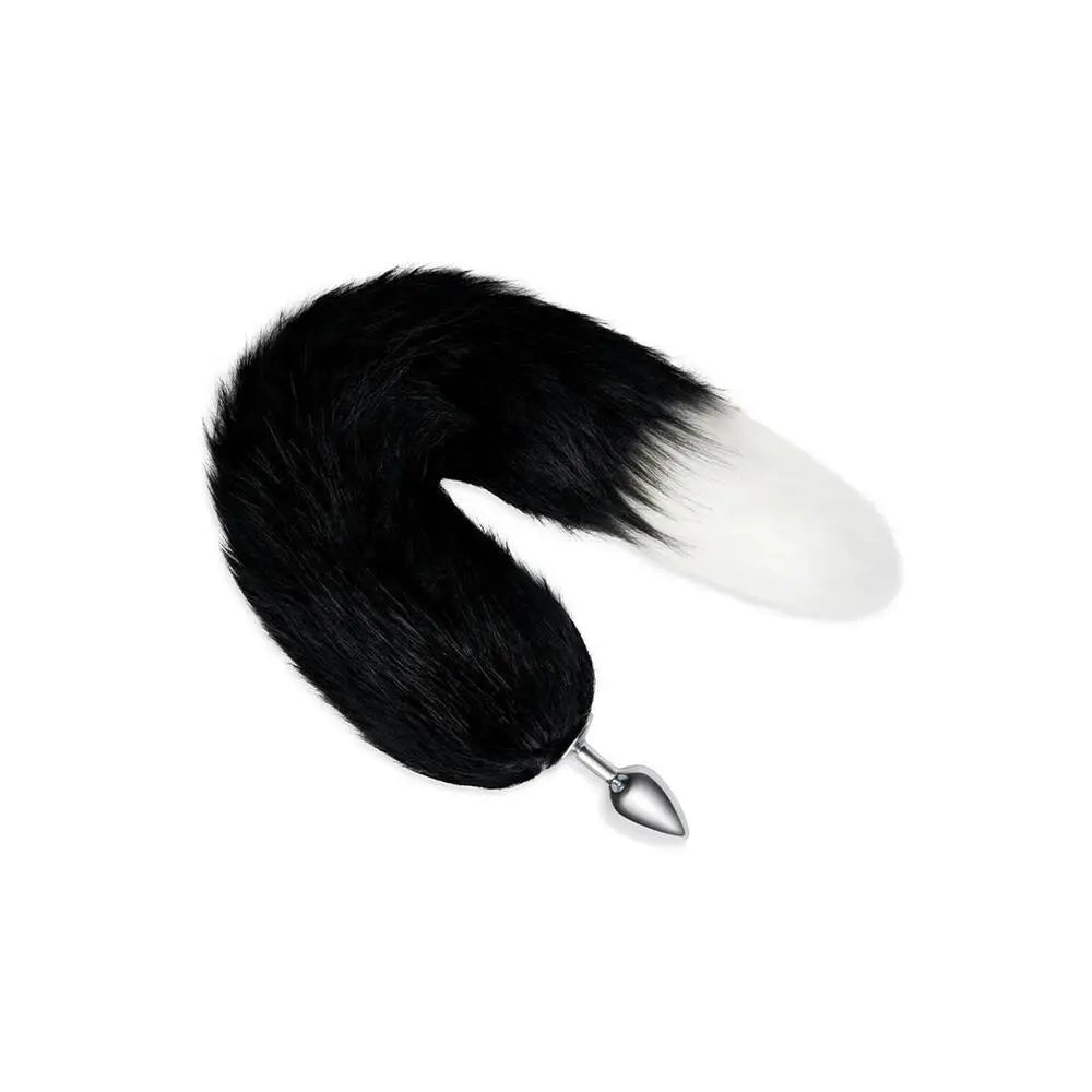 2.7 Inchesfurry Tales Black Foxtail Butt Plug