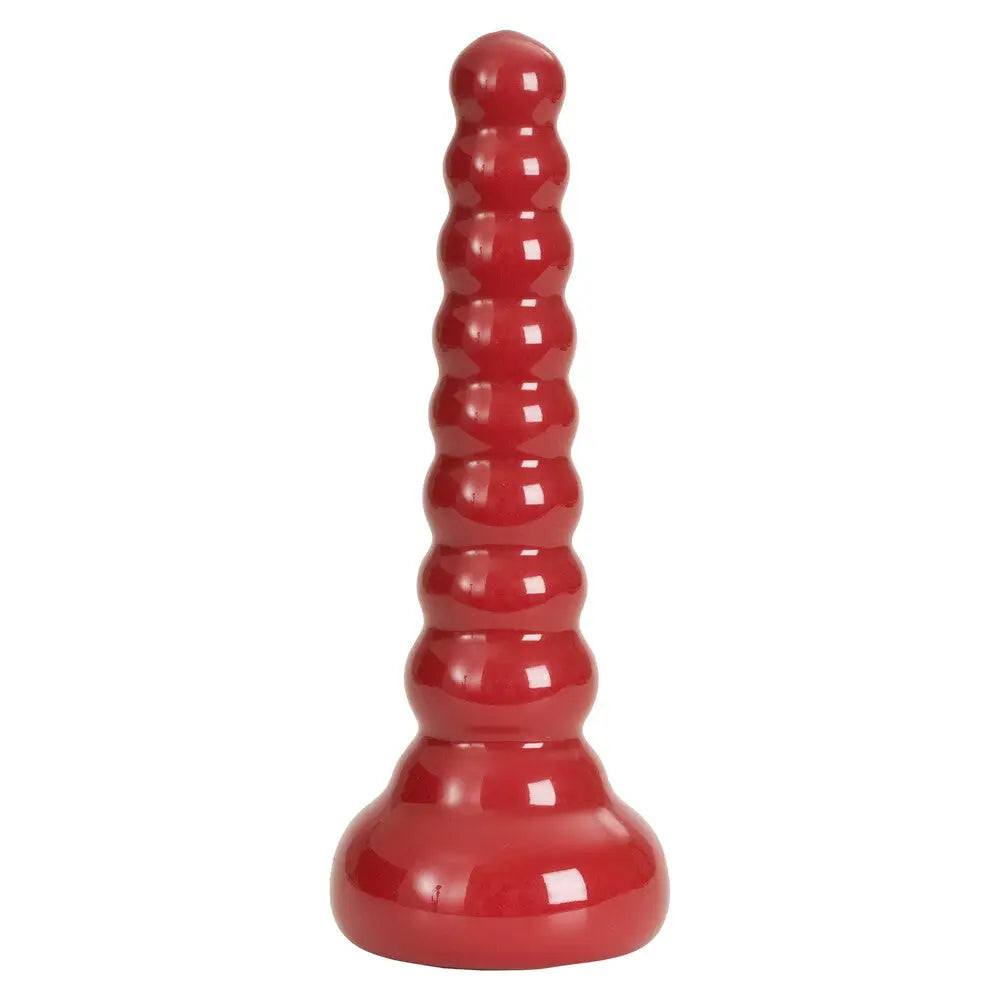 8-inch Doc Johnson Pvc Red Large Butt Plug