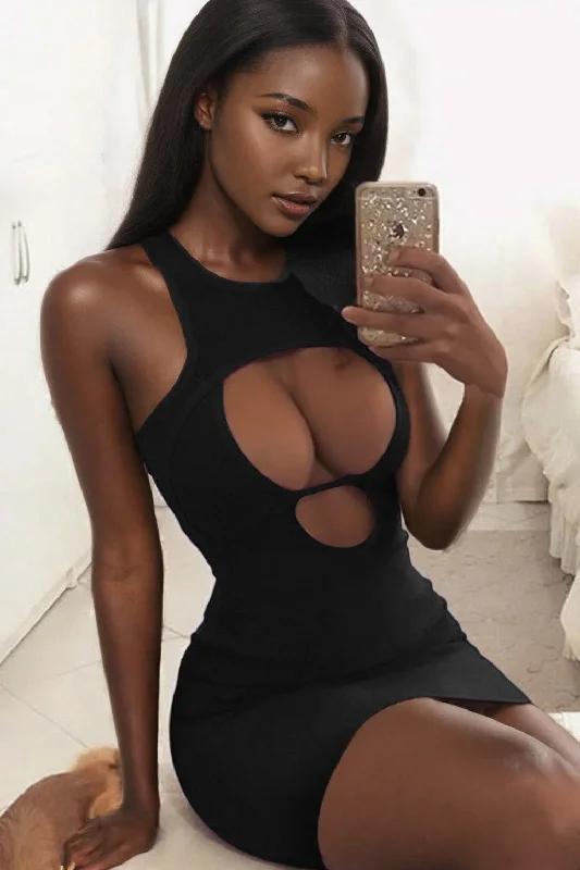 Busty Cut Out Seamless Dress