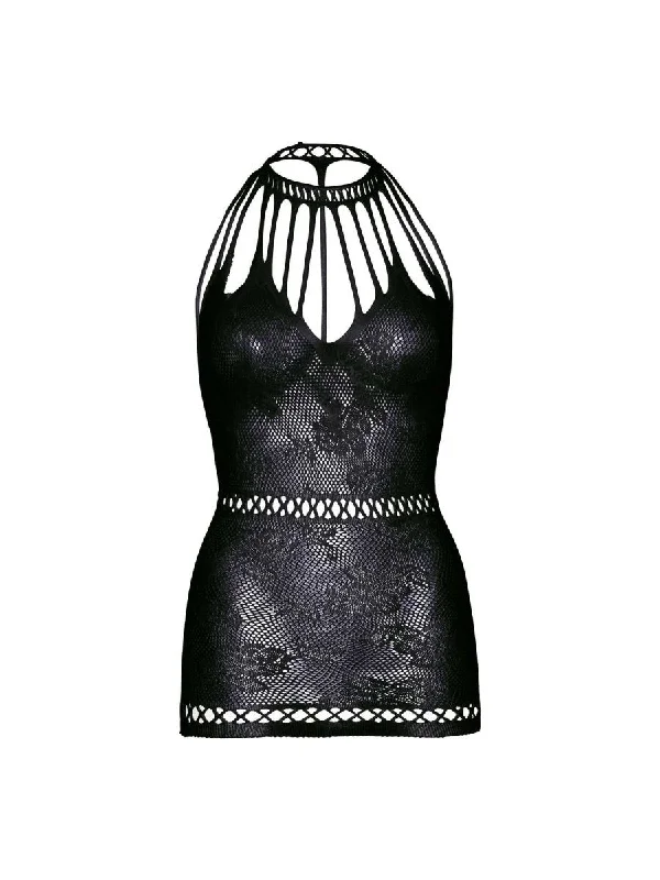 Lasting Love Lace Mini Dress - One Size - Black